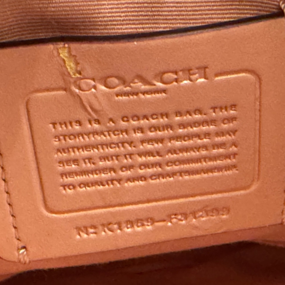 Coach Elle Hobo Bag in Petal Pink Pebble Leather - NWT - Picture 13 of 16
